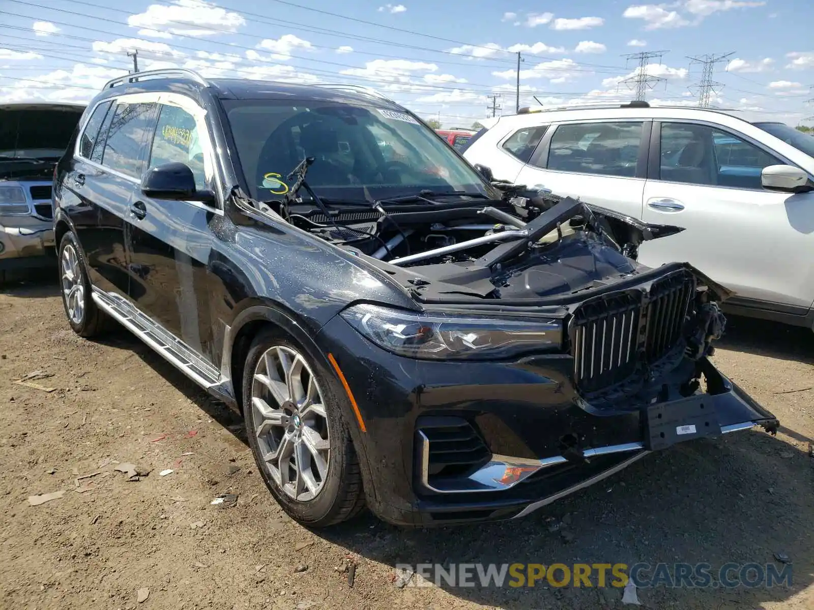 1 Photograph of a damaged car 5UXCW2C57KL084378 BMW X7 2019