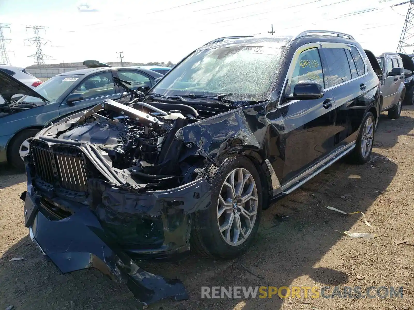 2 Фотография поврежденного автомобиля 5UXCW2C57KL084378 BMW X7 2019