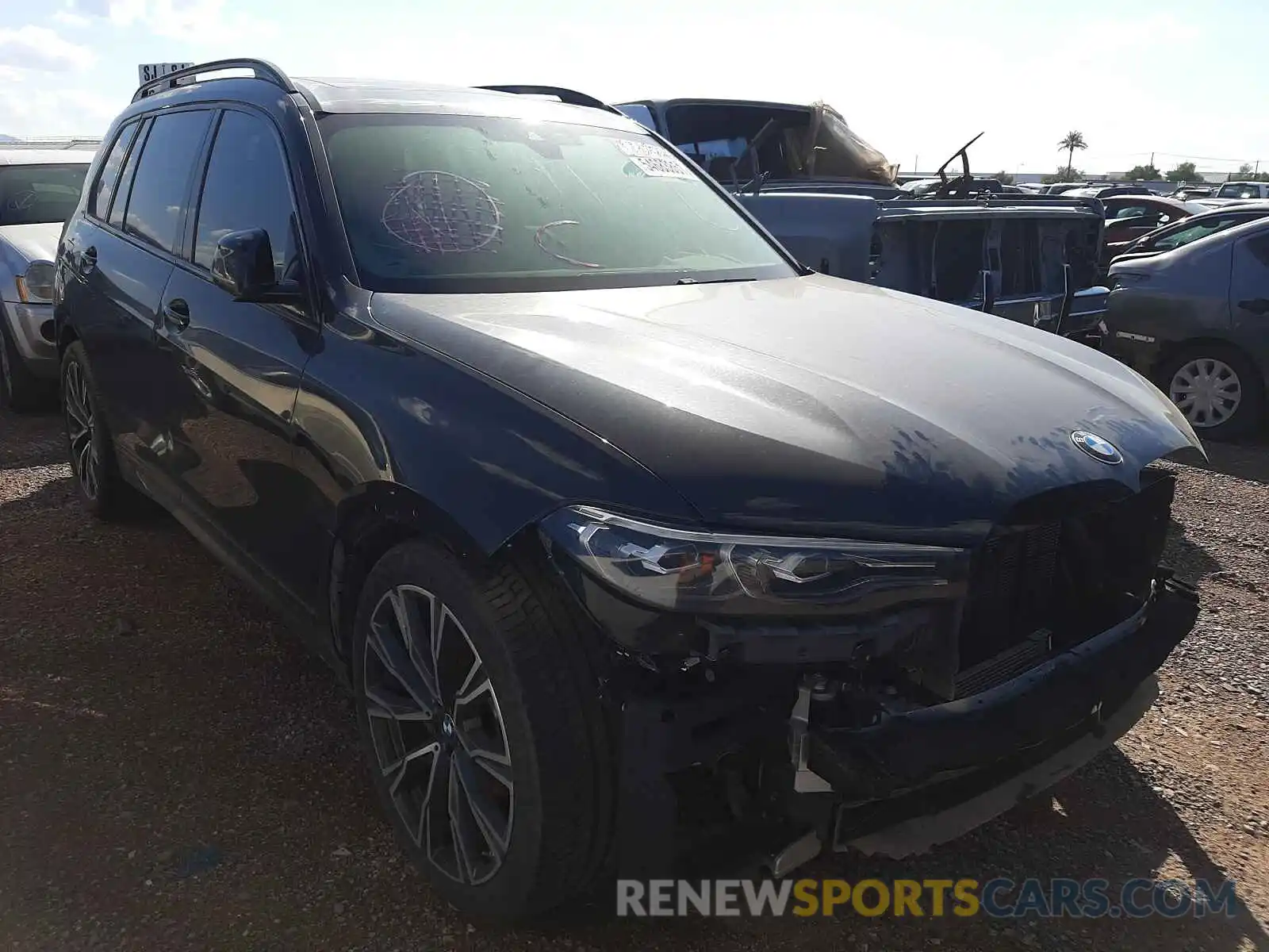 1 Photograph of a damaged car 5UXCW2C57KL085627 BMW X7 2019