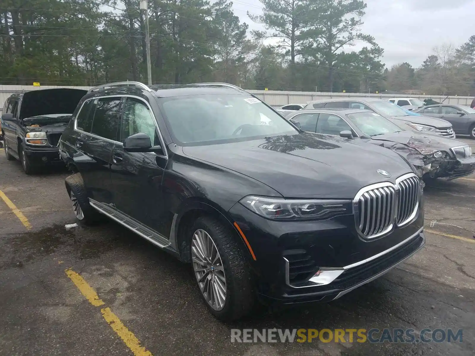 1 Photograph of a damaged car 5UXCW2C58KL086429 BMW X7 2019