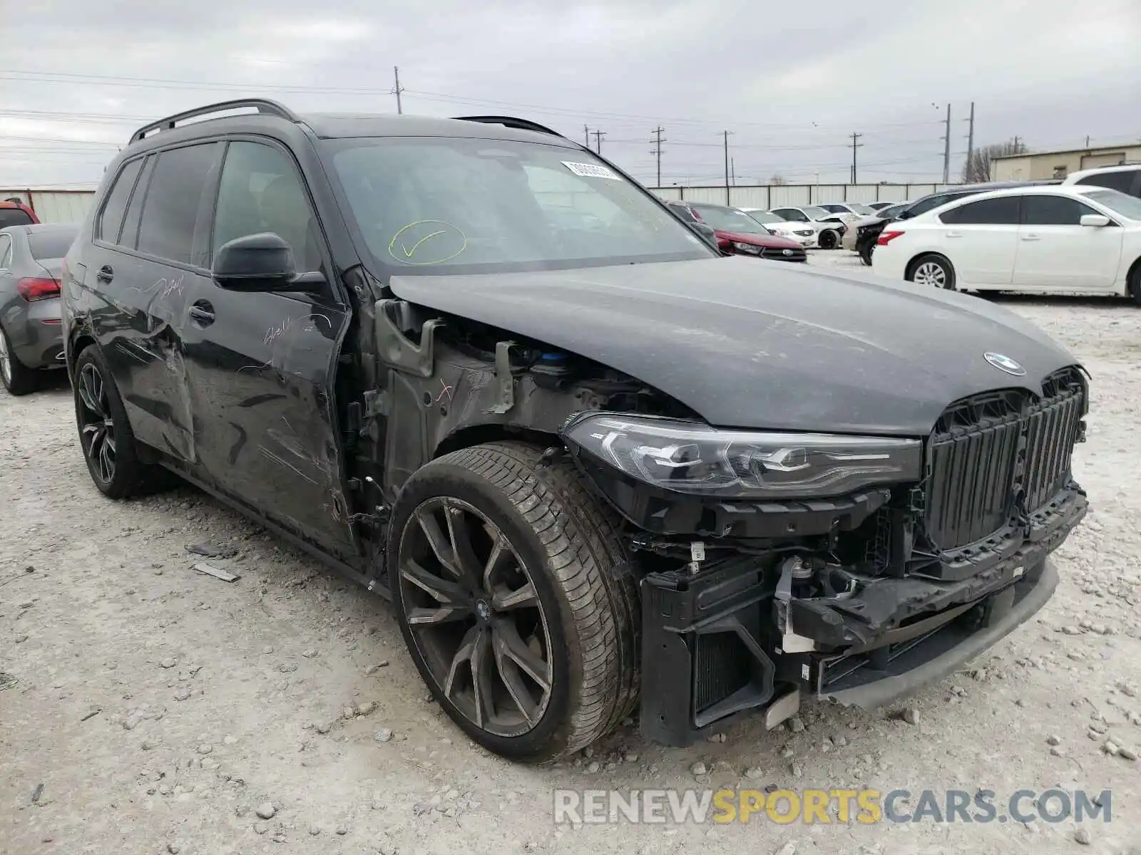 1 Photograph of a damaged car 5UXCX4C53KLS36469 BMW X7 2019