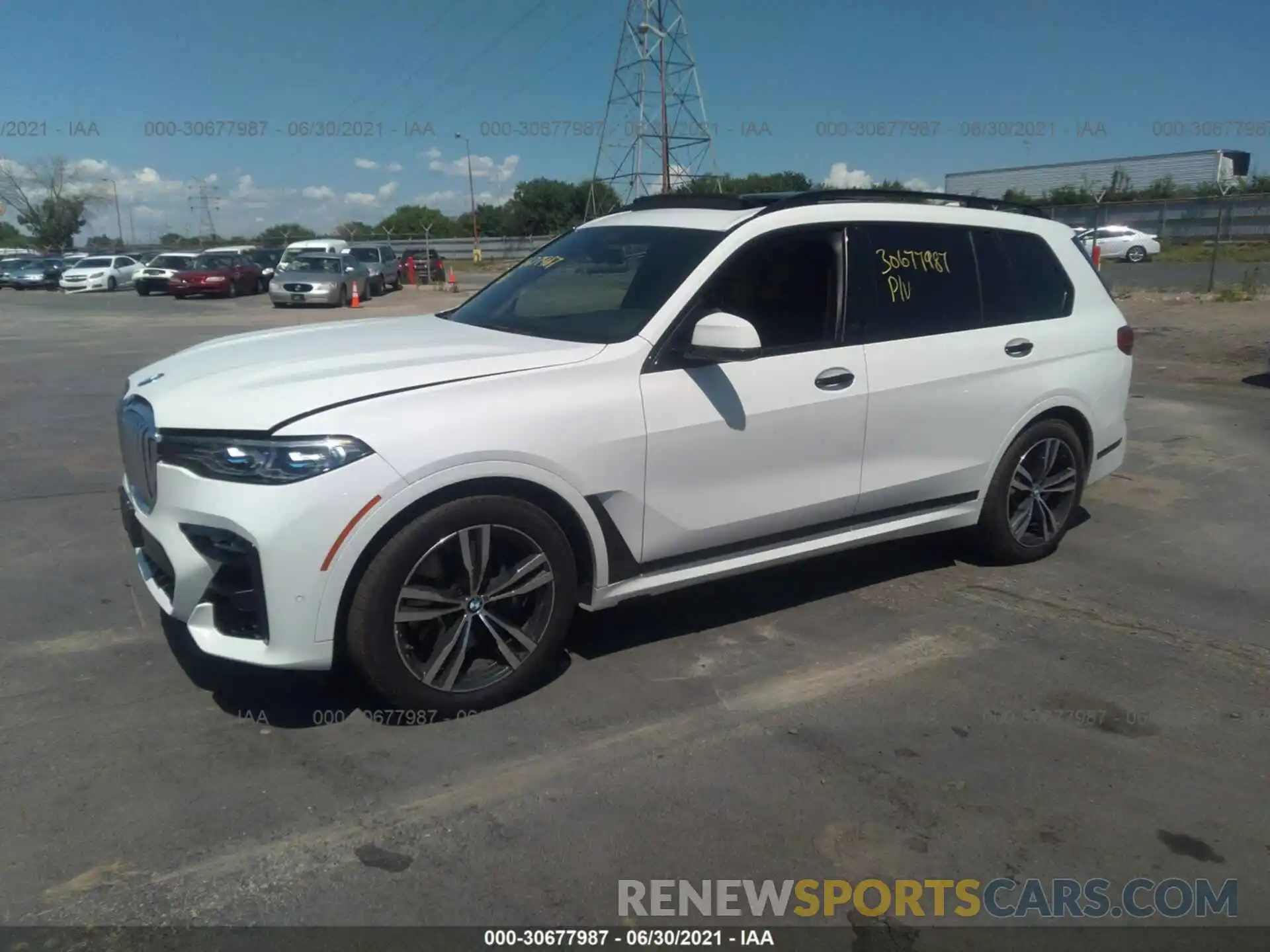 2 Photograph of a damaged car 5UXCX4C53KLS36567 BMW X7 2019