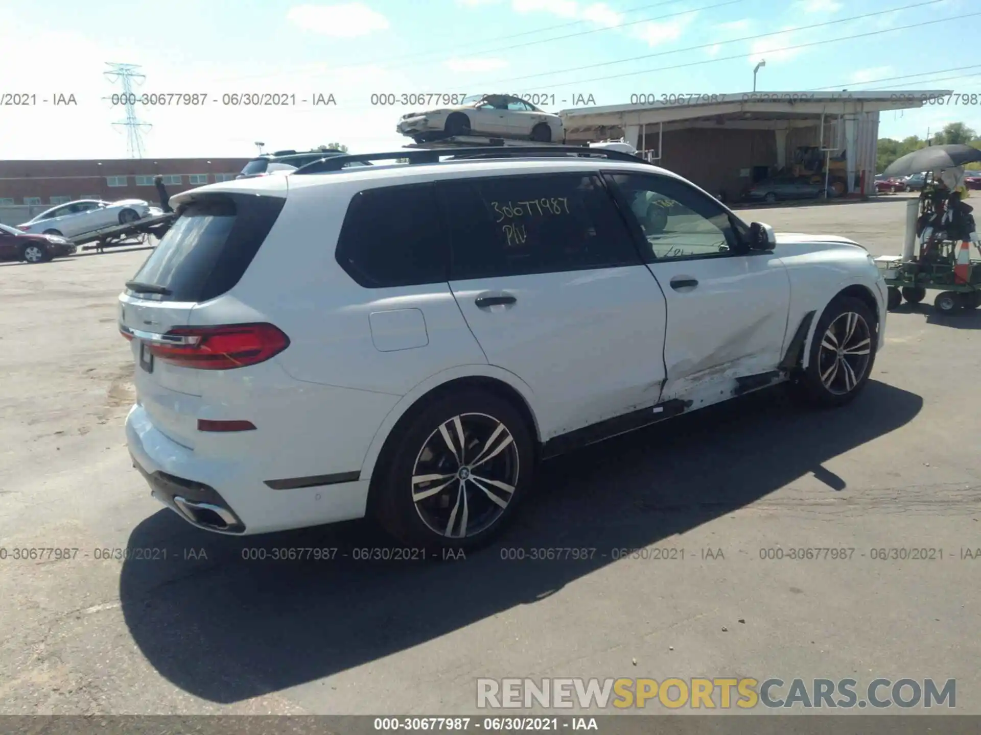 4 Фотография поврежденного автомобиля 5UXCX4C53KLS36567 BMW X7 2019