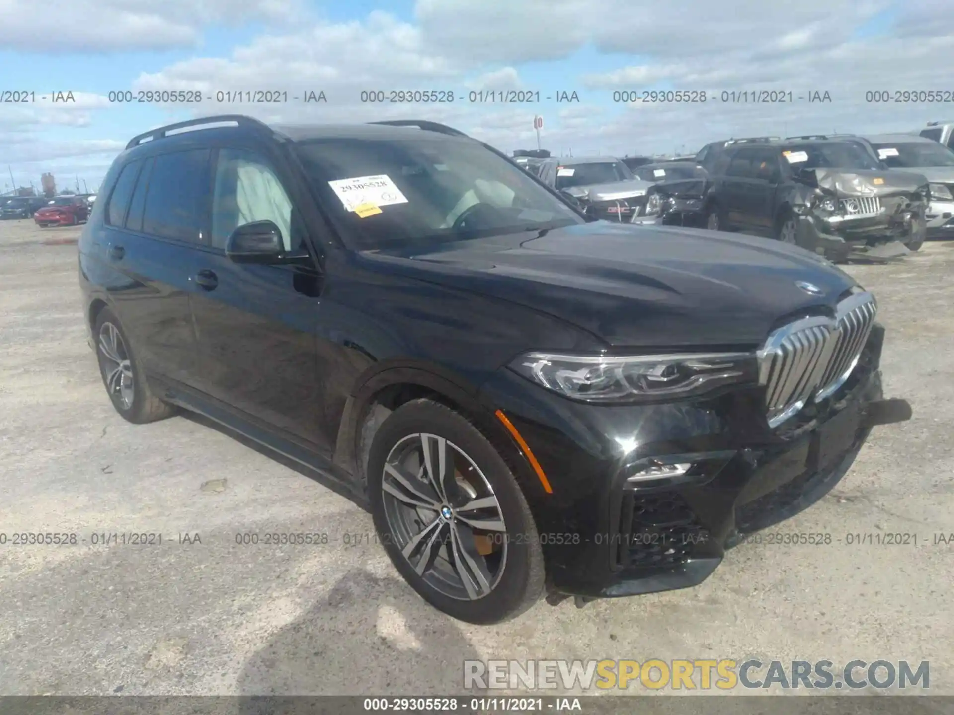 1 Photograph of a damaged car 5UXCX4C53KLS37833 BMW X7 2019