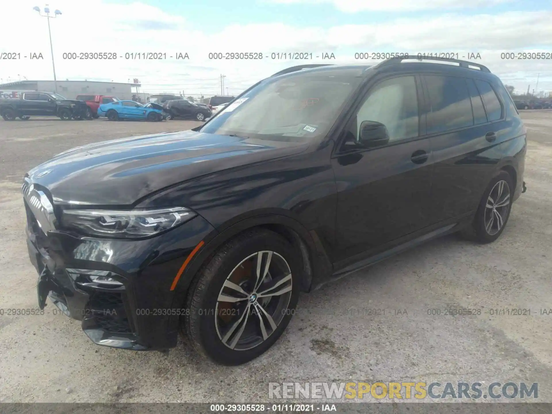 2 Photograph of a damaged car 5UXCX4C53KLS37833 BMW X7 2019