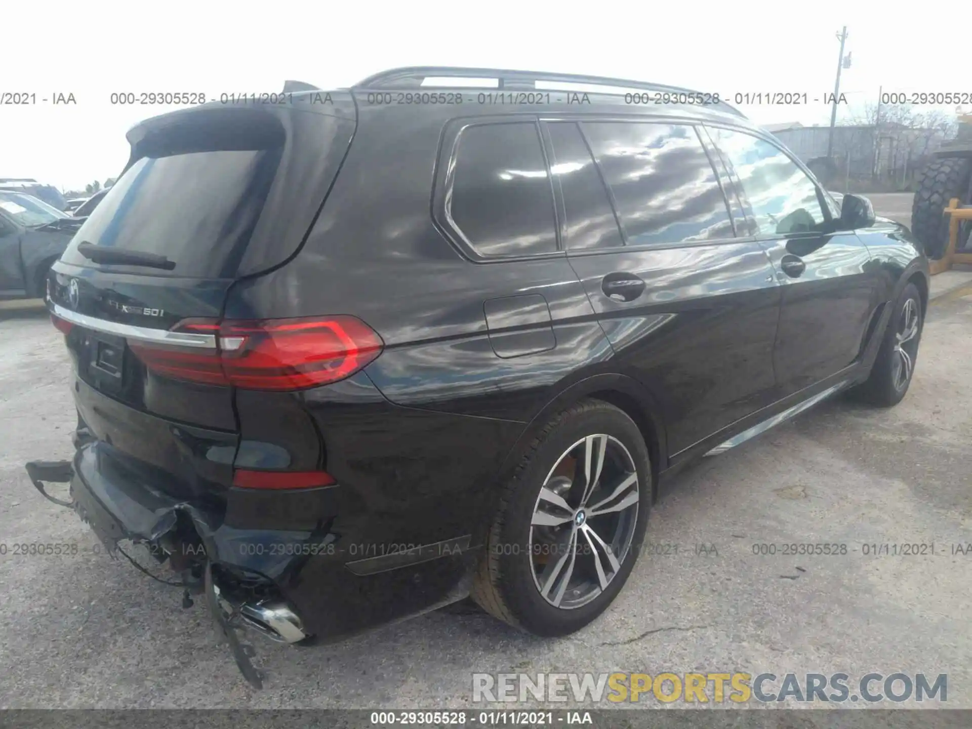 4 Фотография поврежденного автомобиля 5UXCX4C53KLS37833 BMW X7 2019