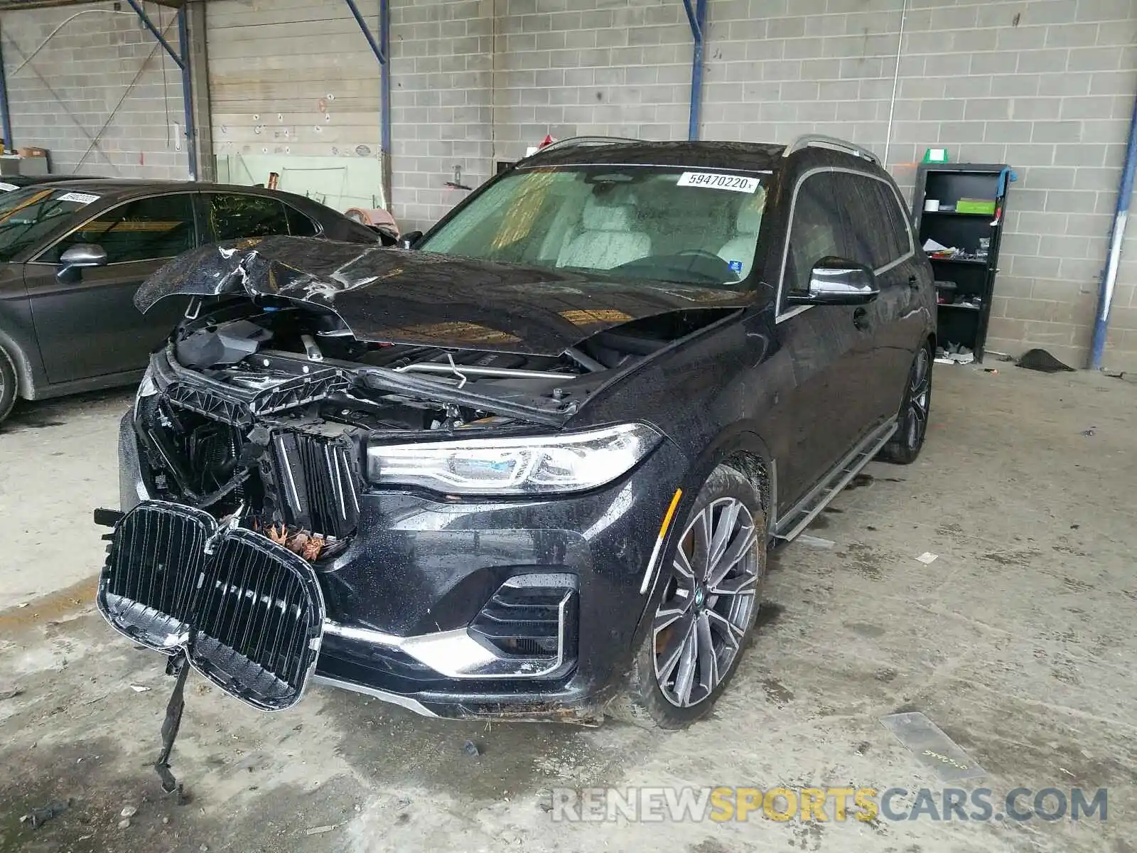 2 Фотография поврежденного автомобиля 5UXCX4C55KLS35839 BMW X7 2019