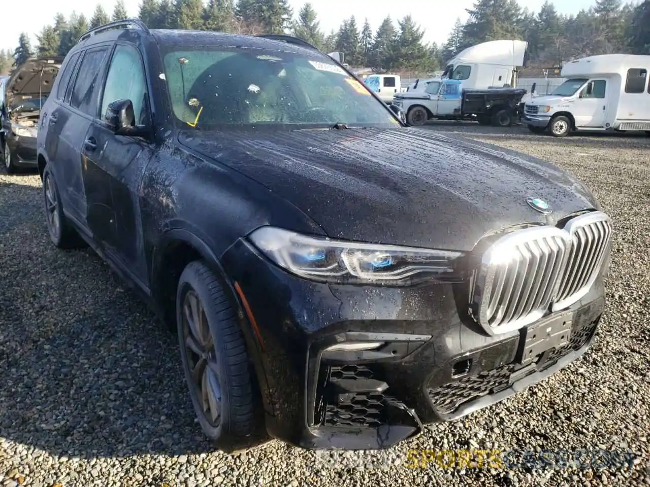 1 Photograph of a damaged car 5UXCX4C55KLS36652 BMW X7 2019