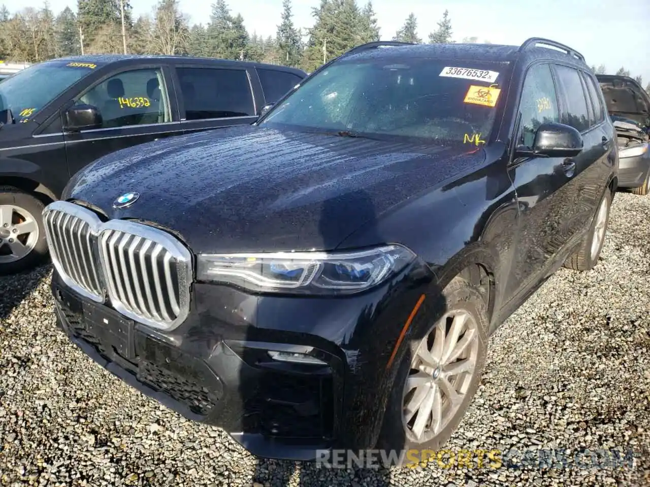 2 Photograph of a damaged car 5UXCX4C55KLS36652 BMW X7 2019