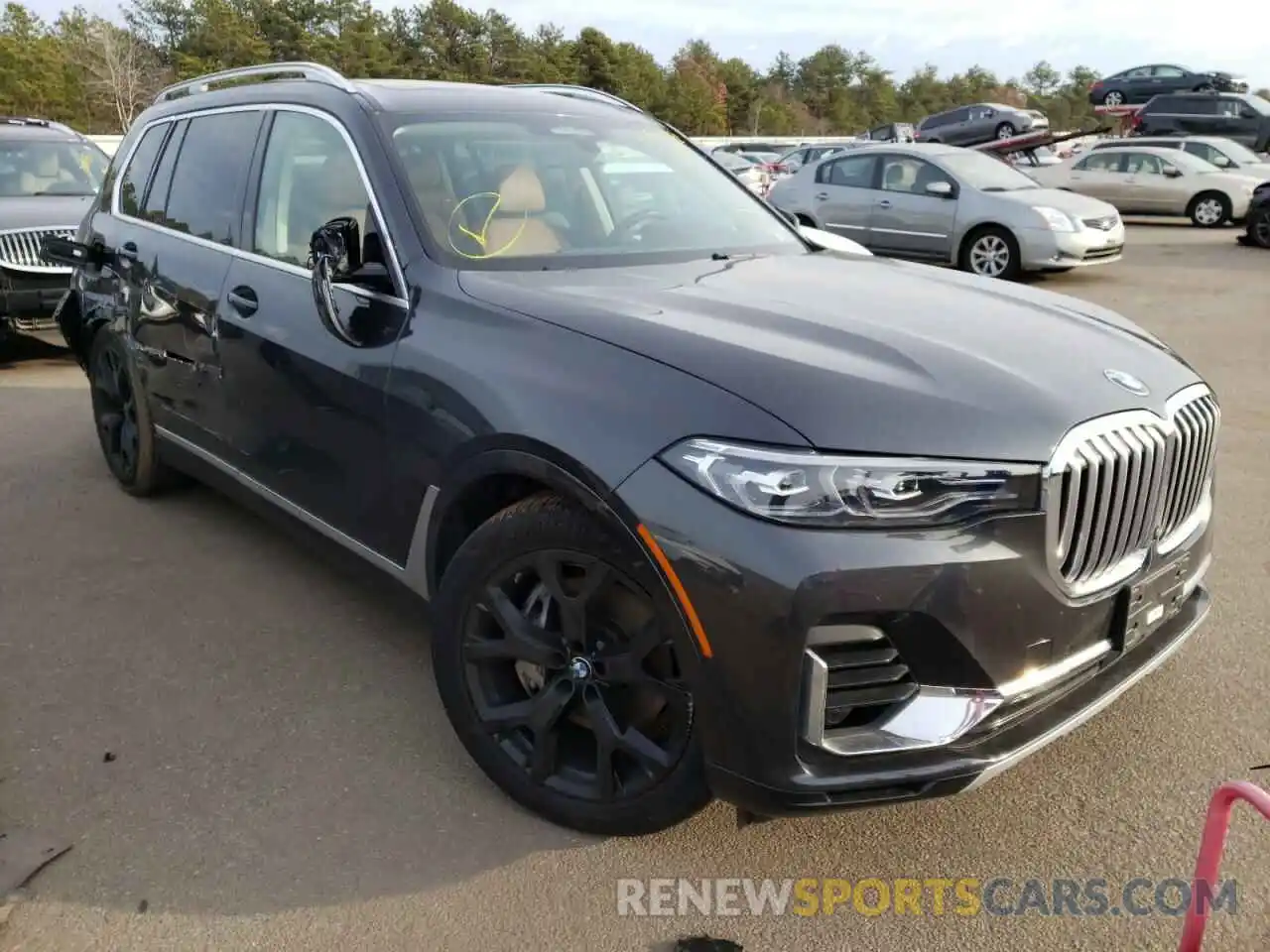 1 Photograph of a damaged car 5UXCX4C55KLS38966 BMW X7 2019