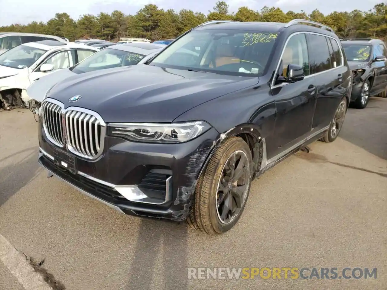 2 Фотография поврежденного автомобиля 5UXCX4C55KLS38966 BMW X7 2019