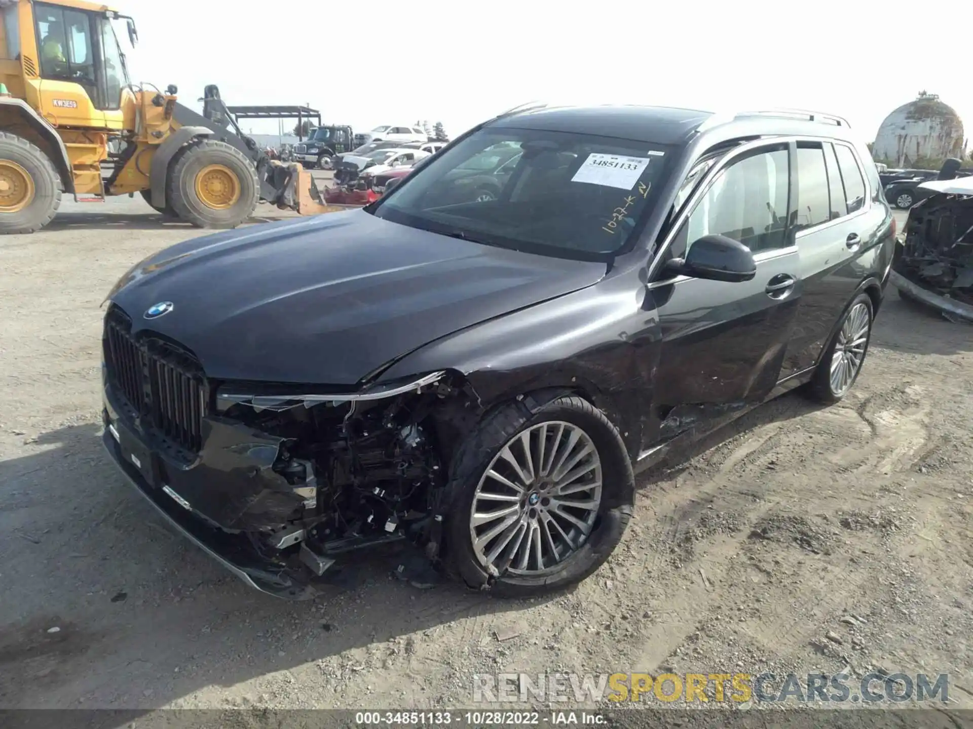 2 Photograph of a damaged car 5UXCX4C56KLS37776 BMW X7 2019