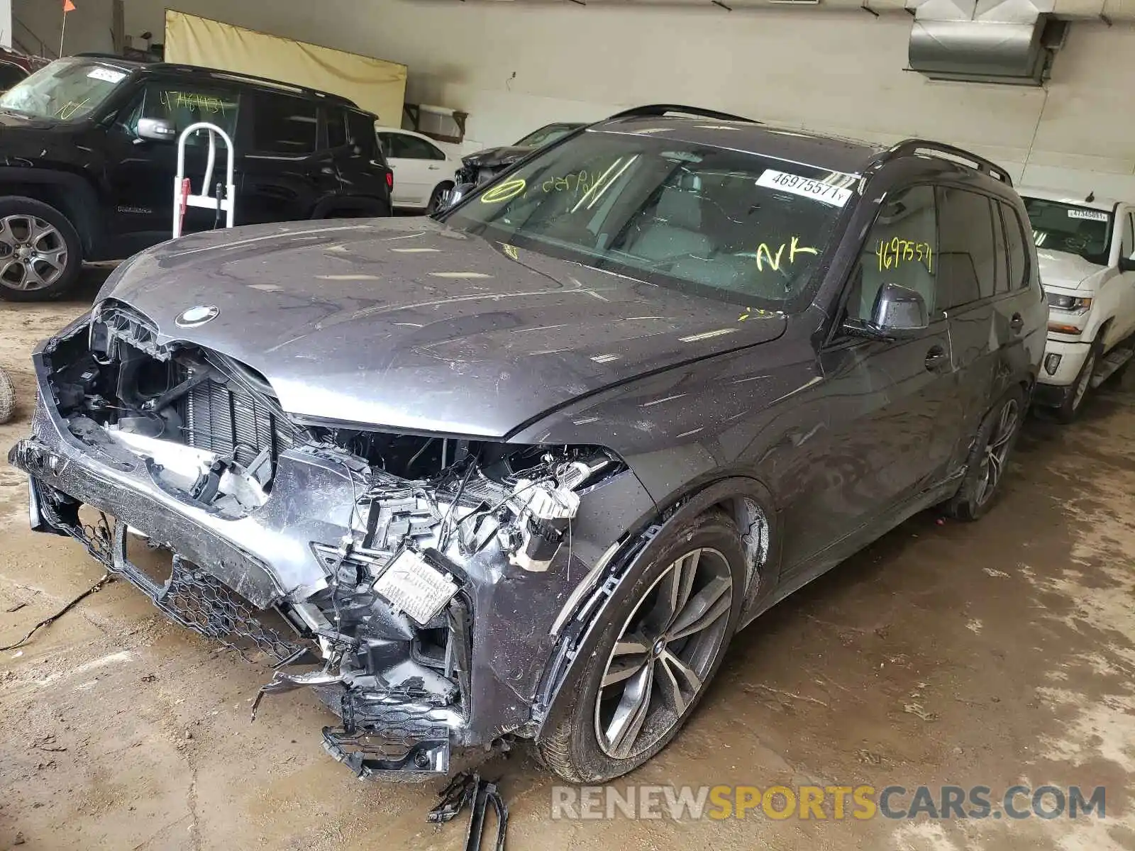 2 Photograph of a damaged car 5UXCX4C57KLS35874 BMW X7 2019