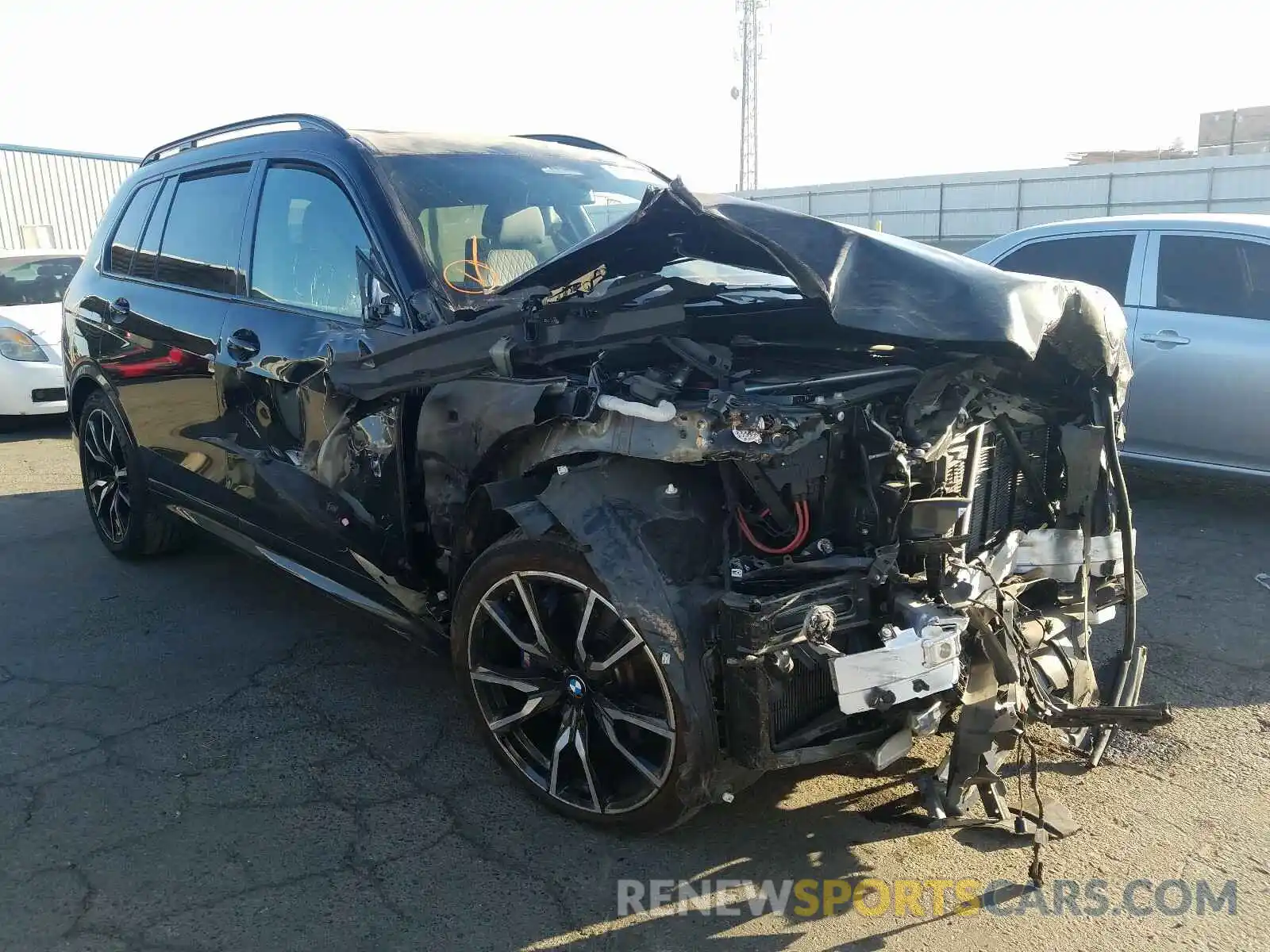 1 Photograph of a damaged car 5UXCX4C57KLS36801 BMW X7 2019