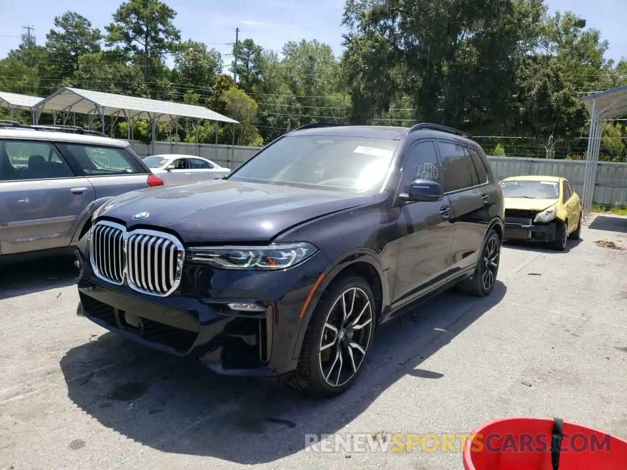 2 Фотография поврежденного автомобиля 5UXCX4C57KLS37429 BMW X7 2019