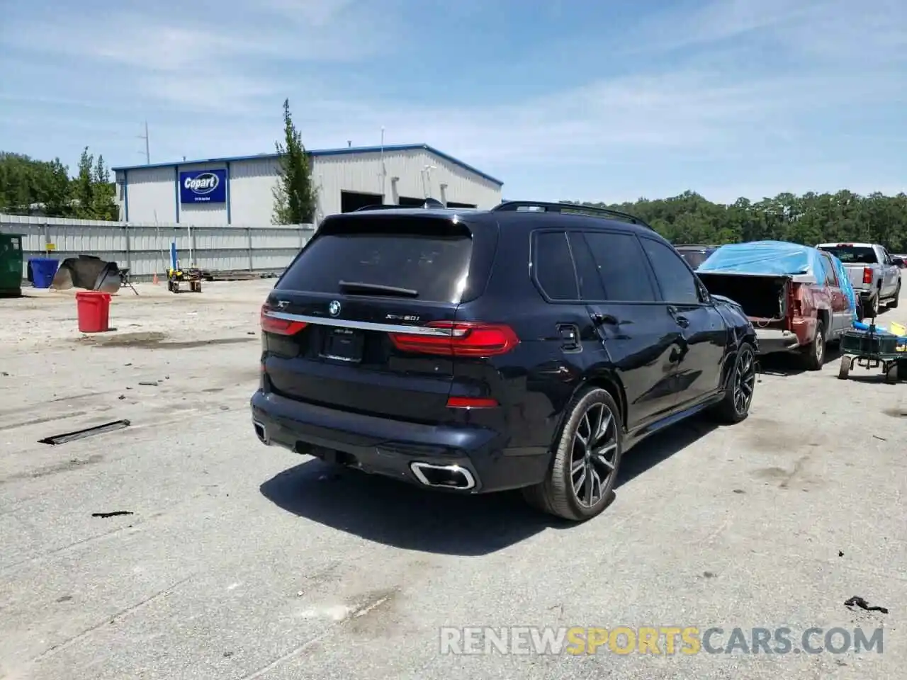 4 Фотография поврежденного автомобиля 5UXCX4C57KLS37429 BMW X7 2019