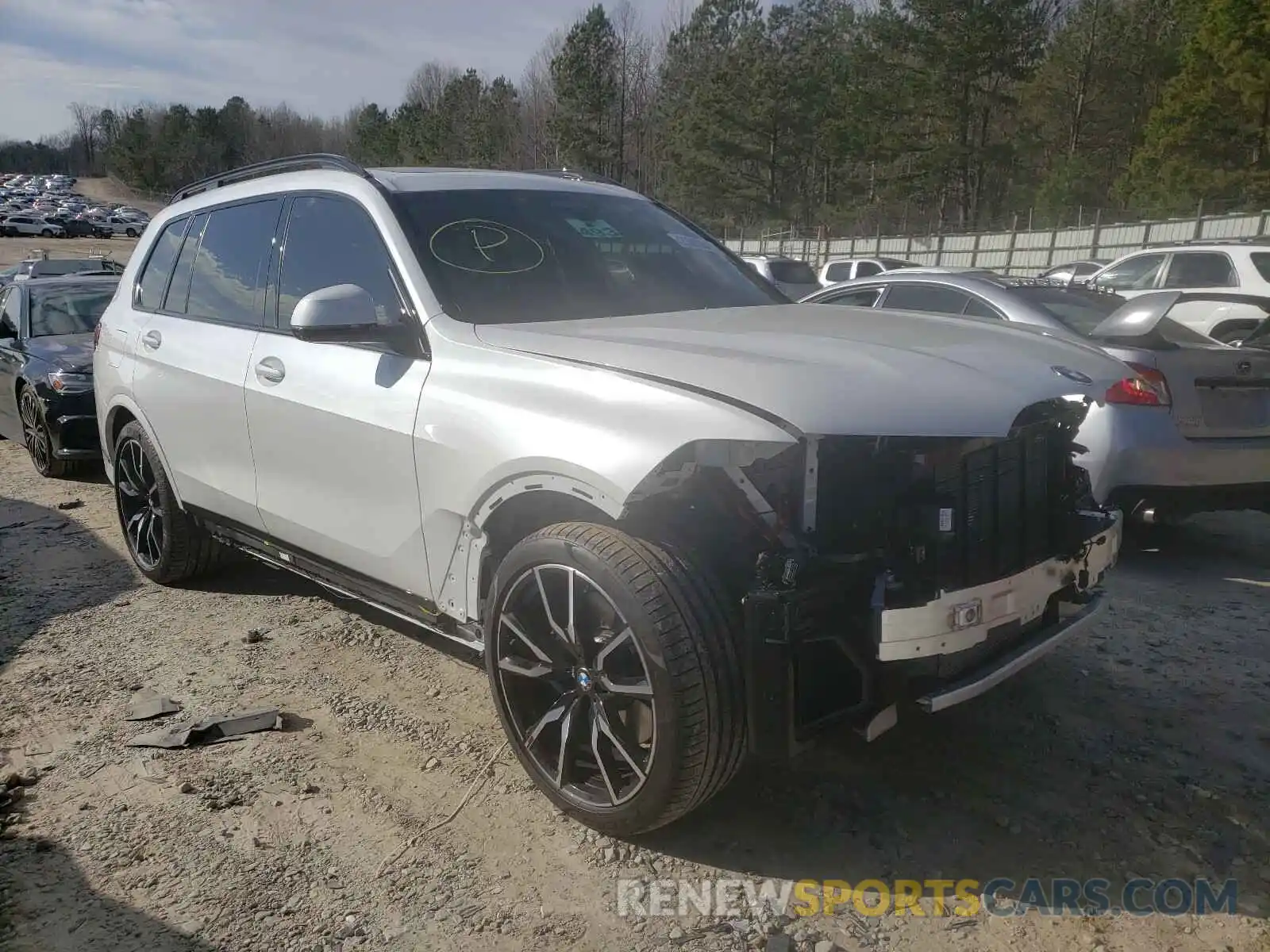 1 Photograph of a damaged car 5UXCX4C57KLS37673 BMW X7 2019