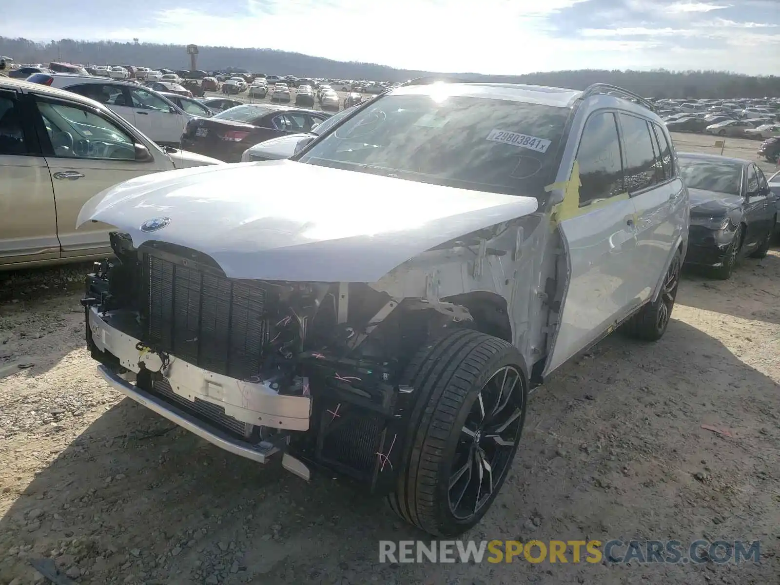 2 Фотография поврежденного автомобиля 5UXCX4C57KLS37673 BMW X7 2019