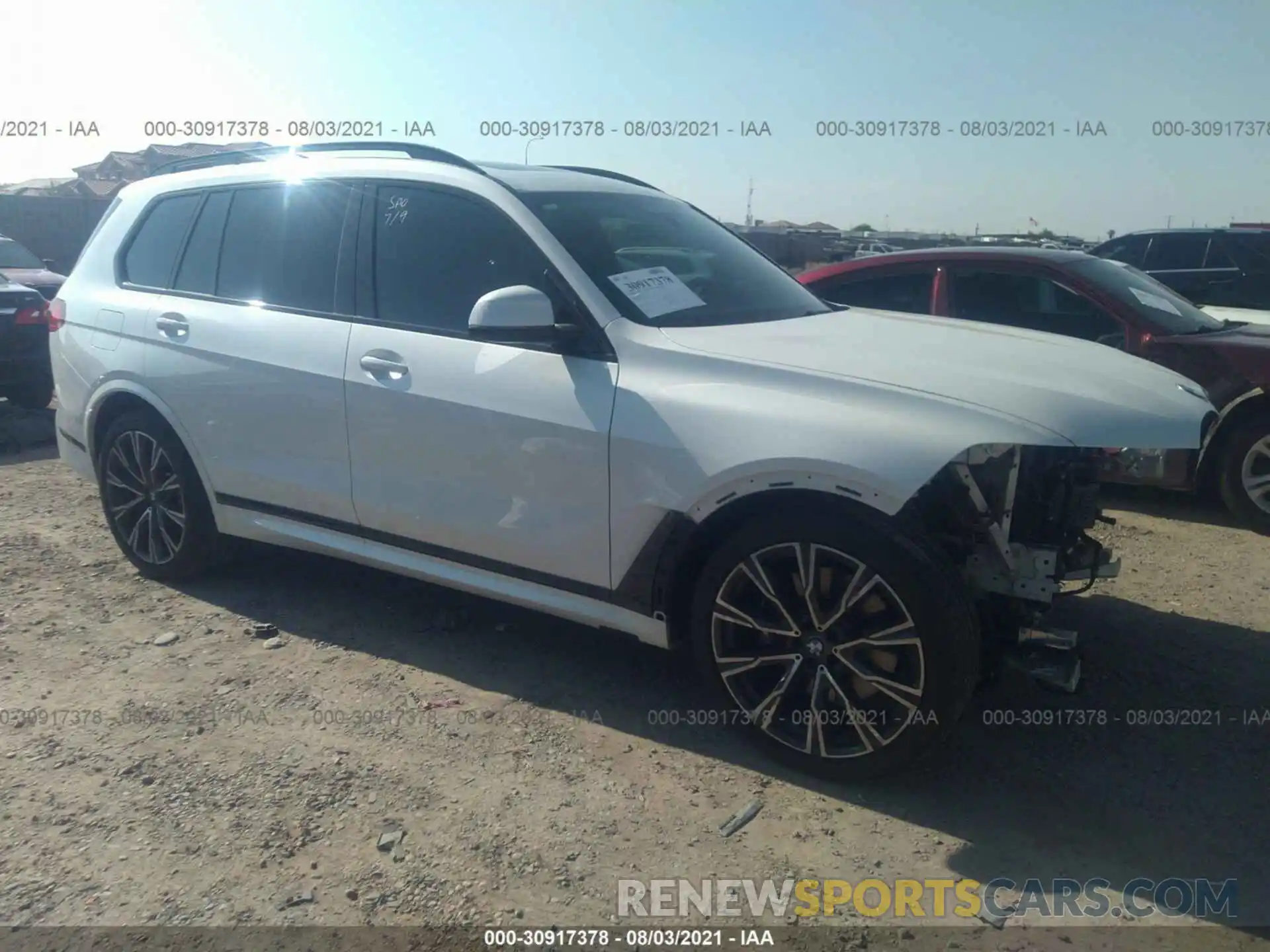 1 Photograph of a damaged car 5UXCX4C58KLS38041 BMW X7 2019