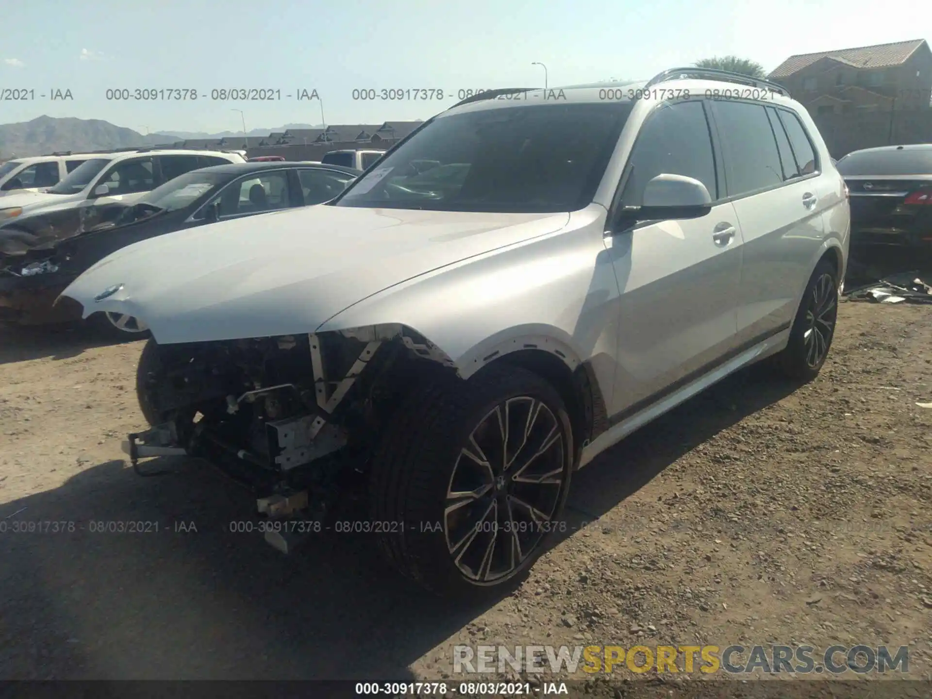 2 Photograph of a damaged car 5UXCX4C58KLS38041 BMW X7 2019