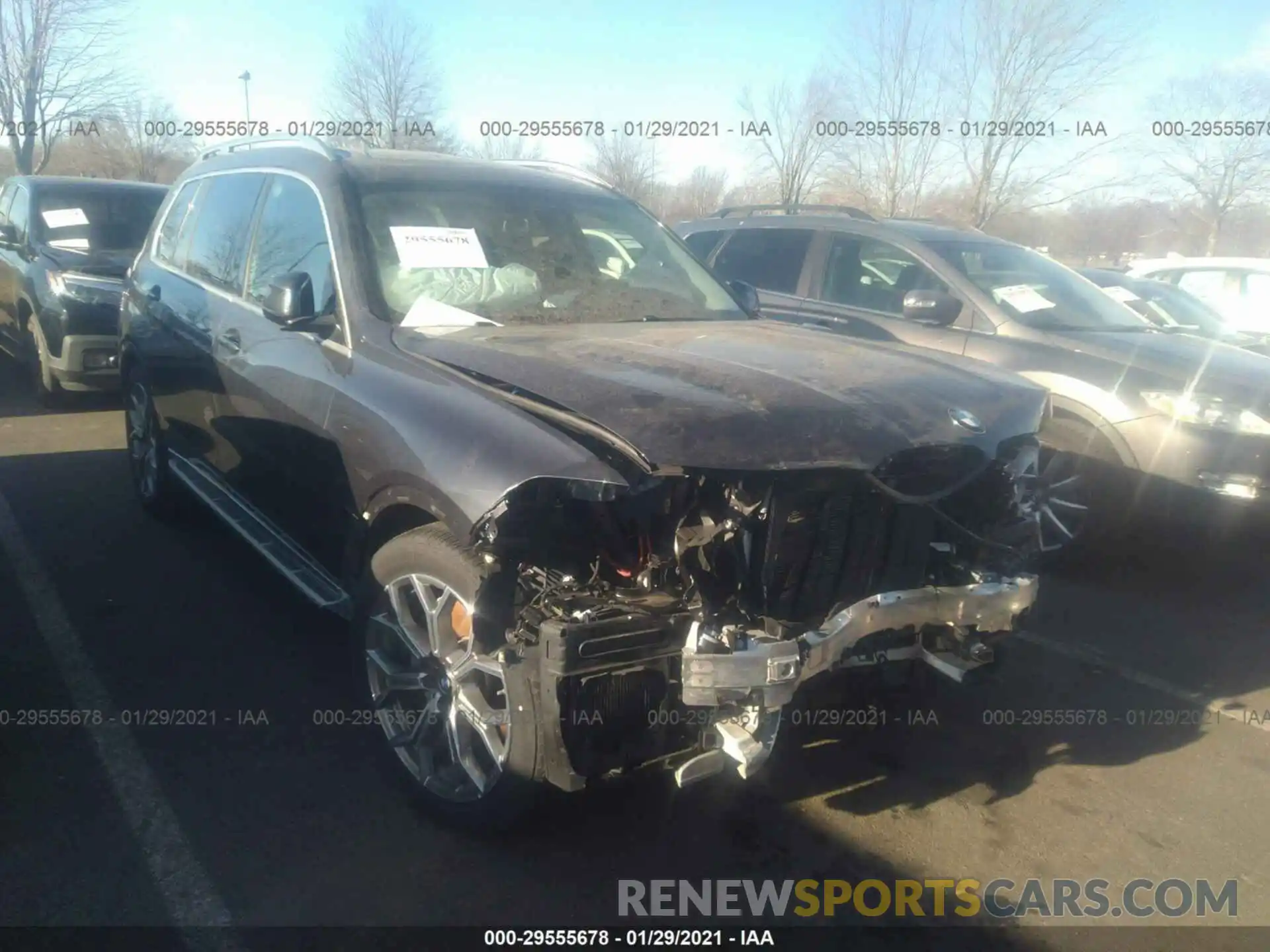 1 Photograph of a damaged car 5UXCX4C58KLS38976 BMW X7 2019