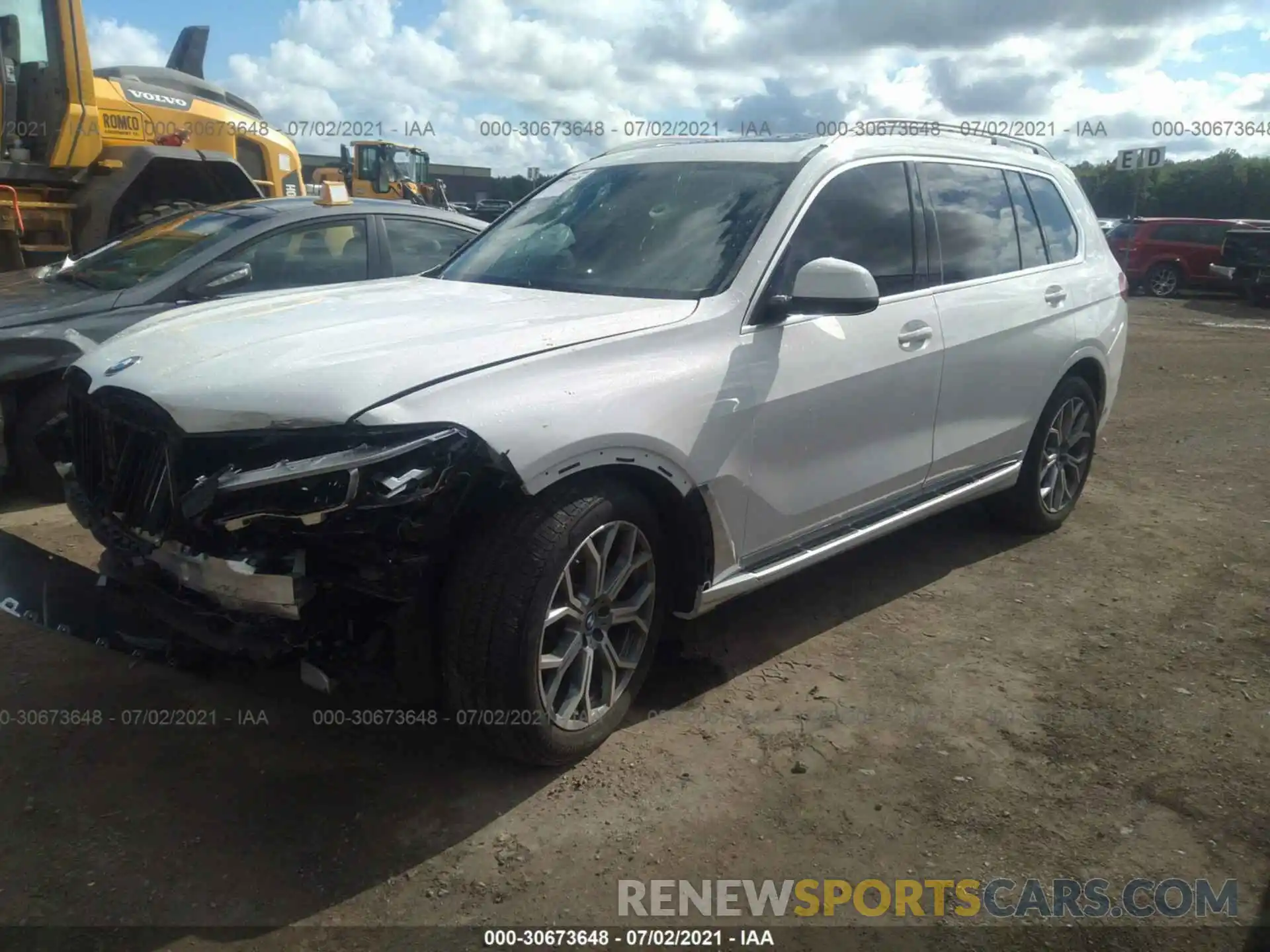 2 Photograph of a damaged car 5UXCW2C00L9B88877 BMW X7 2020