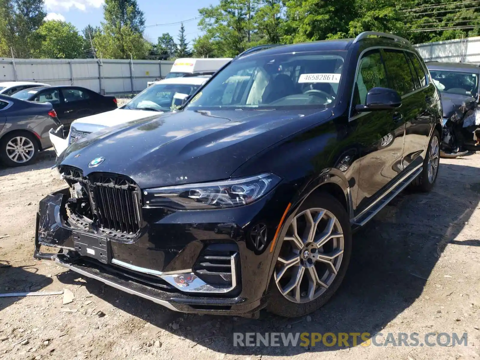 2 Photograph of a damaged car 5UXCW2C00L9B91097 BMW X7 2020