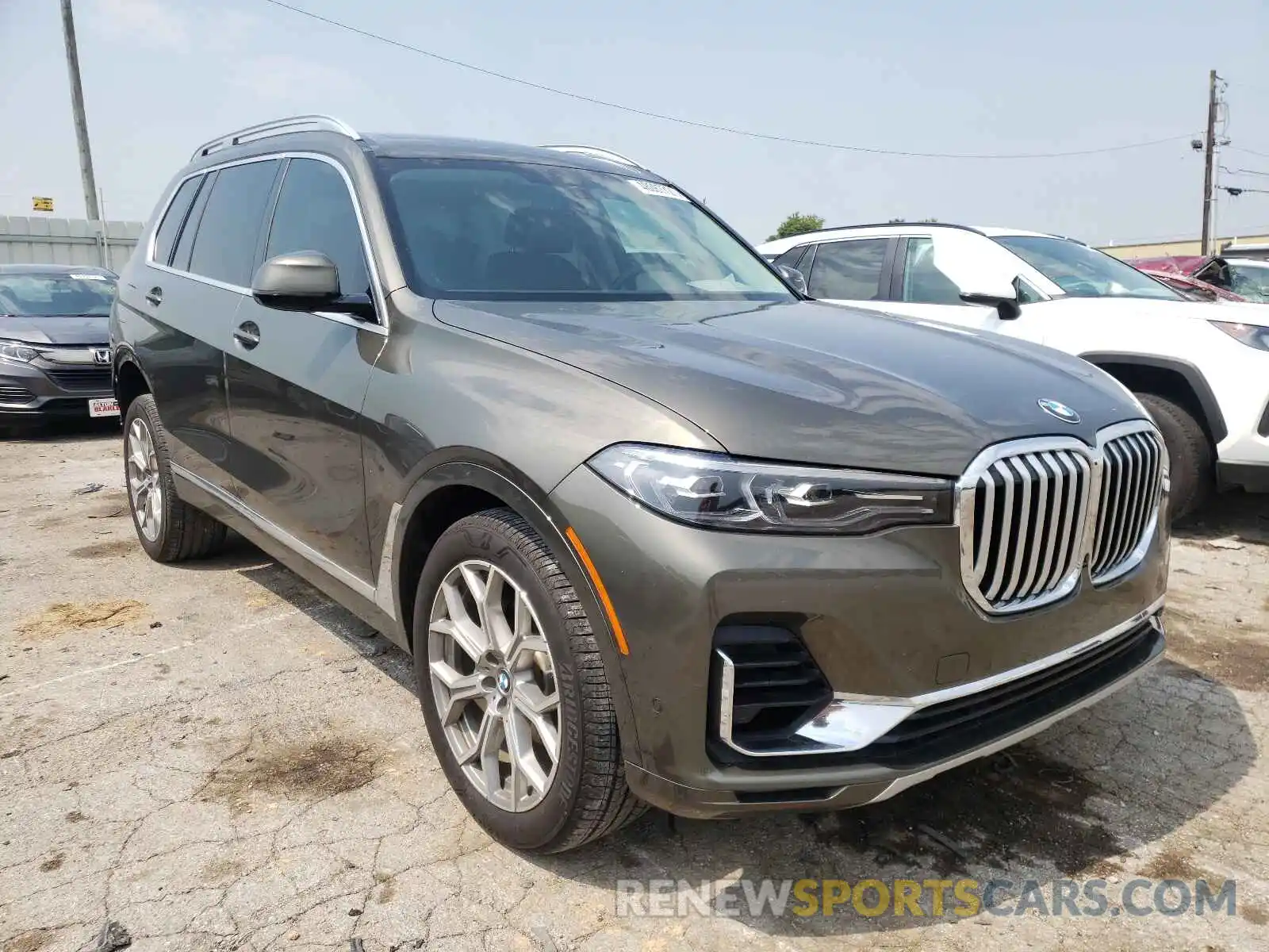 1 Photograph of a damaged car 5UXCW2C01L9C15777 BMW X7 2020