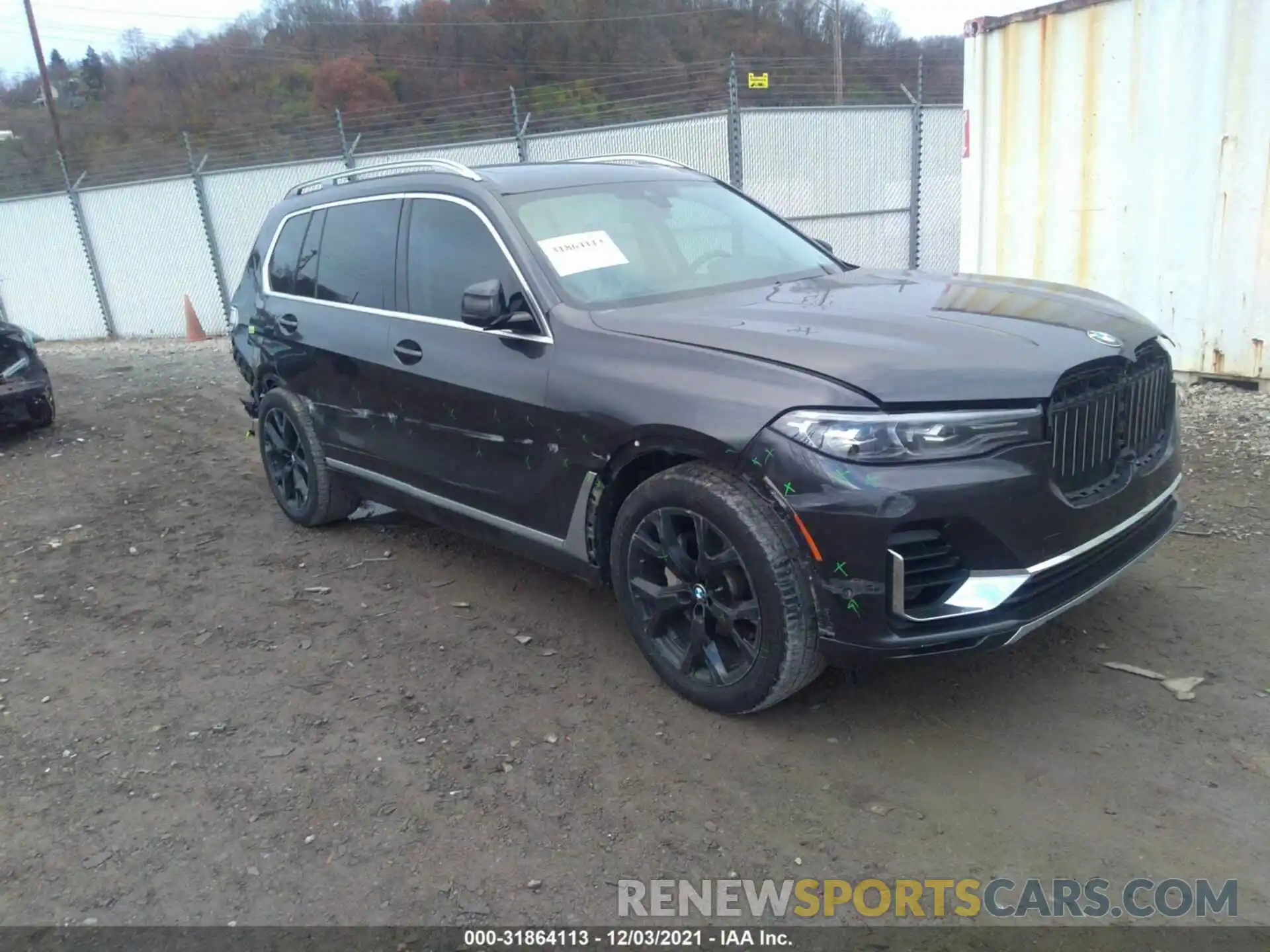 1 Photograph of a damaged car 5UXCW2C02L9B64838 BMW X7 2020