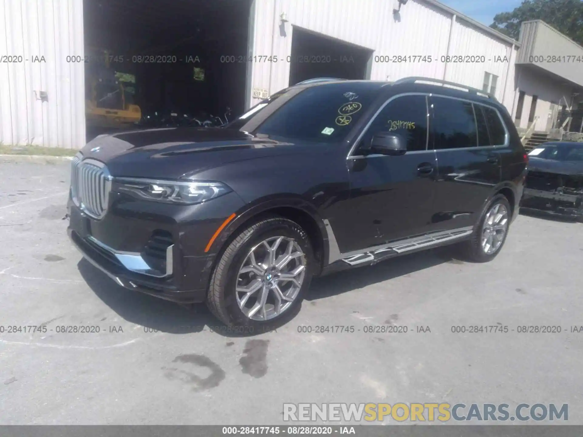 2 Фотография поврежденного автомобиля 5UXCW2C02L9B88895 BMW X7 2020