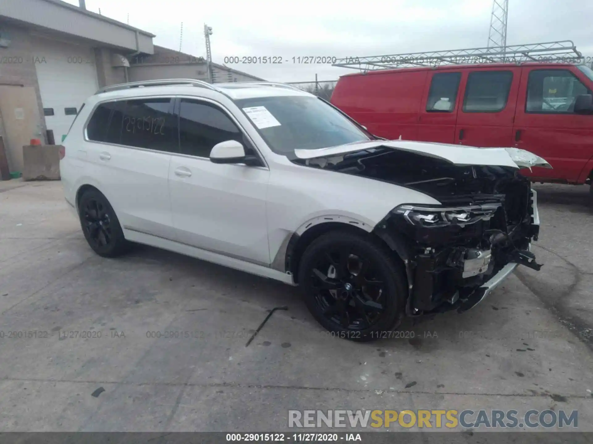 1 Photograph of a damaged car 5UXCW2C03L9B96441 BMW X7 2020