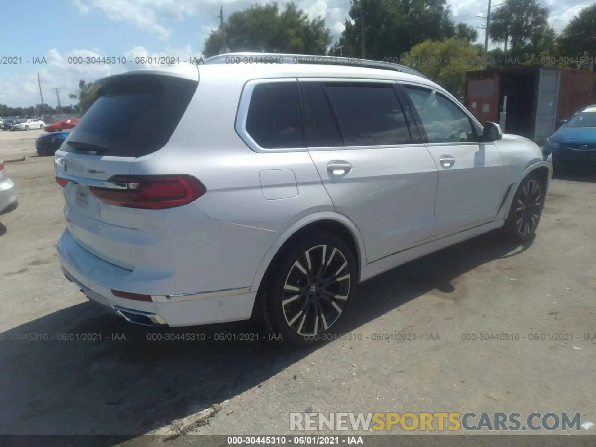 4 Фотография поврежденного автомобиля 5UXCW2C04L9A00586 BMW X7 2020