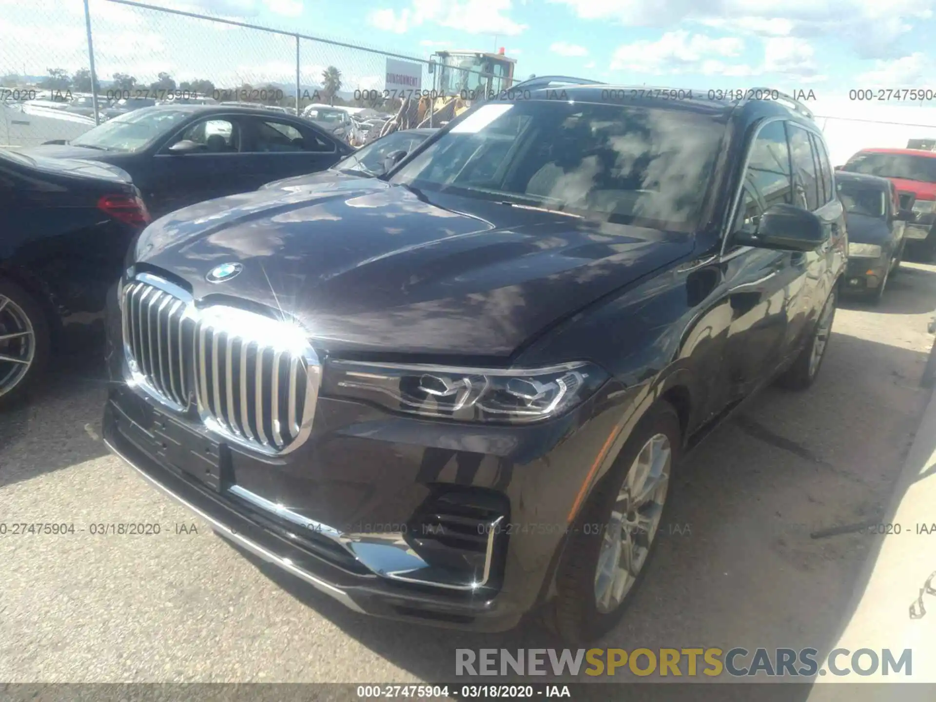 2 Фотография поврежденного автомобиля 5UXCW2C04L9A02130 BMW X7 2020