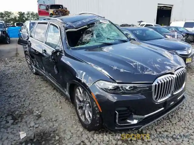 1 Photograph of a damaged car 5UXCW2C04L9B81446 BMW X7 2020