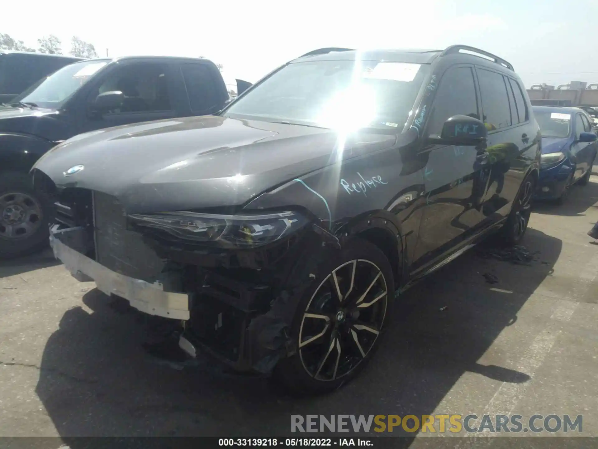 2 Фотография поврежденного автомобиля 5UXCW2C04L9D53815 BMW X7 2020