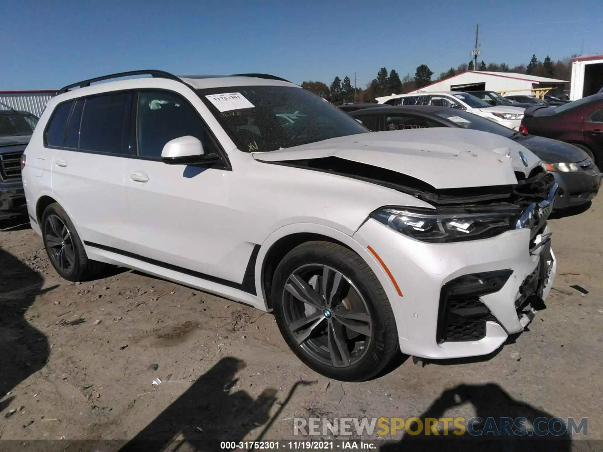 1 Photograph of a damaged car 5UXCW2C05L0E74261 BMW X7 2020