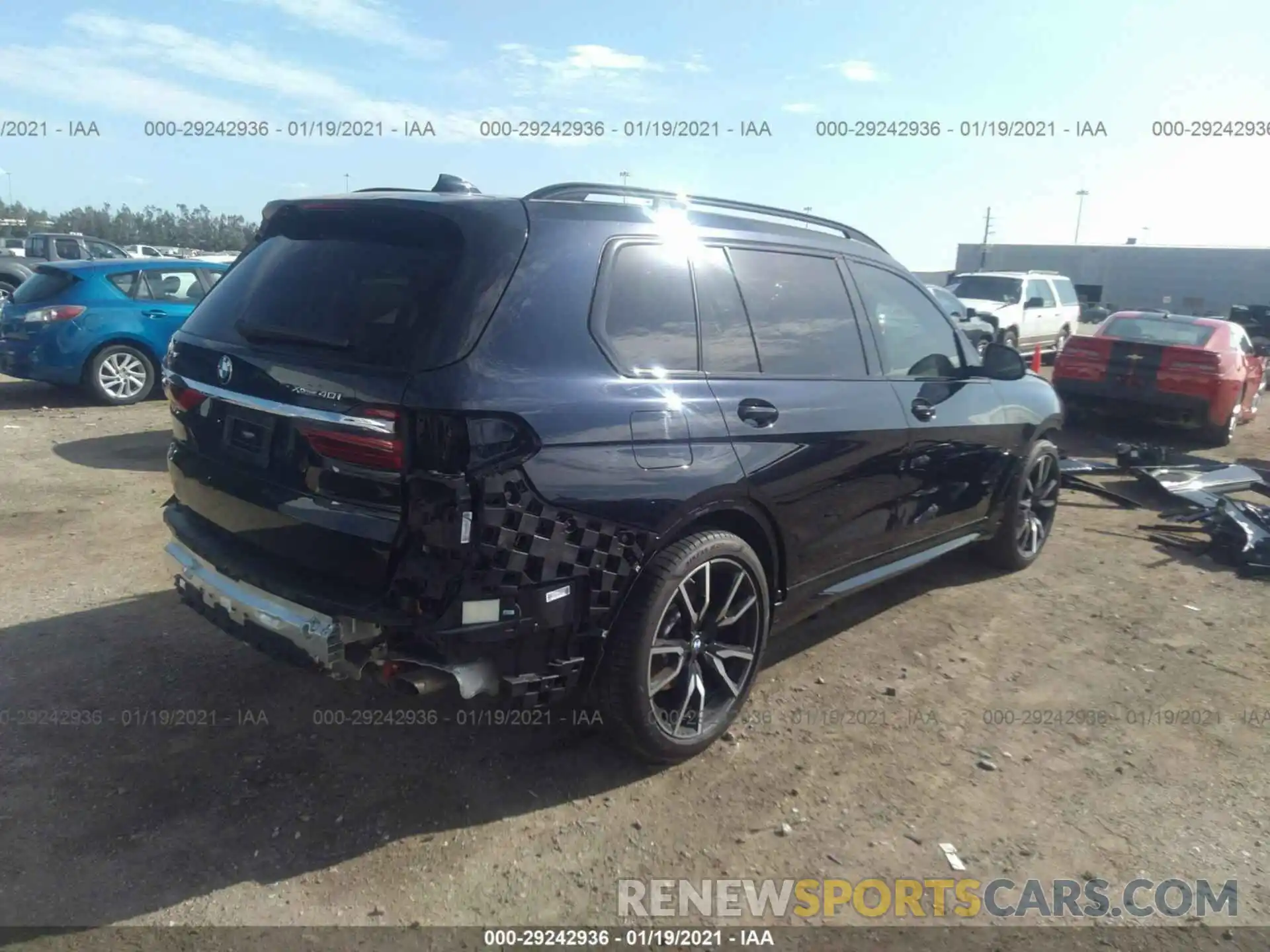 4 Фотография поврежденного автомобиля 5UXCW2C05L0E74597 BMW X7 2020