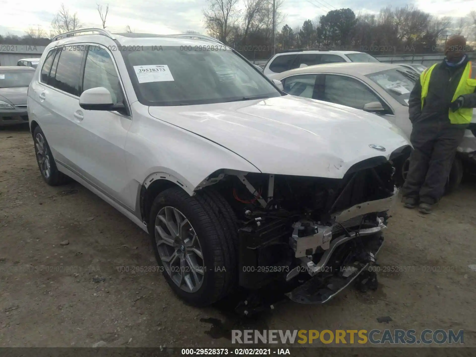1 Фотография поврежденного автомобиля 5UXCW2C05L9B19201 BMW X7 2020