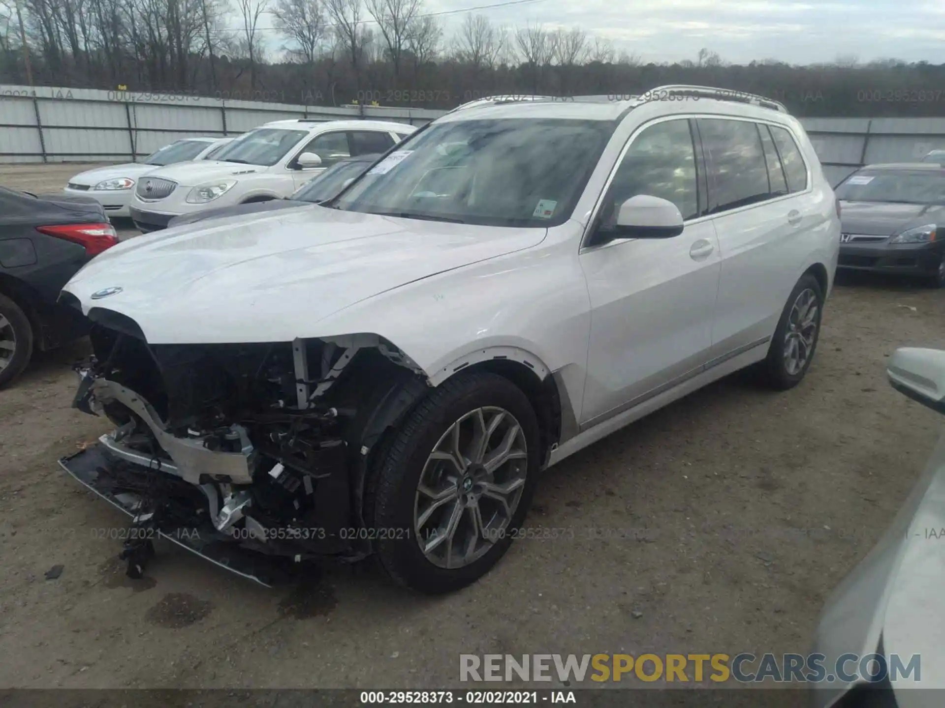 2 Фотография поврежденного автомобиля 5UXCW2C05L9B19201 BMW X7 2020