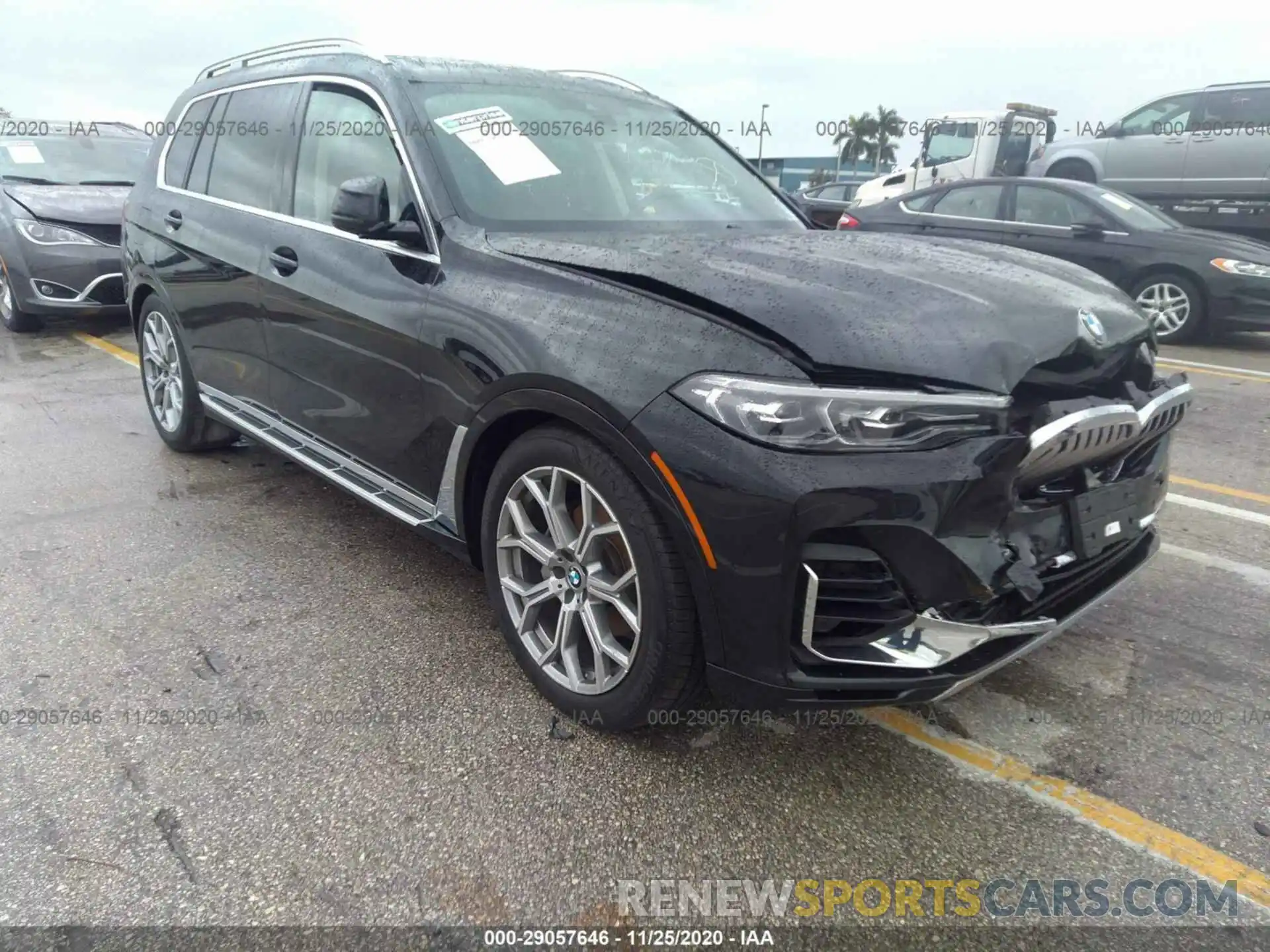 1 Photograph of a damaged car 5UXCW2C05L9B41795 BMW X7 2020