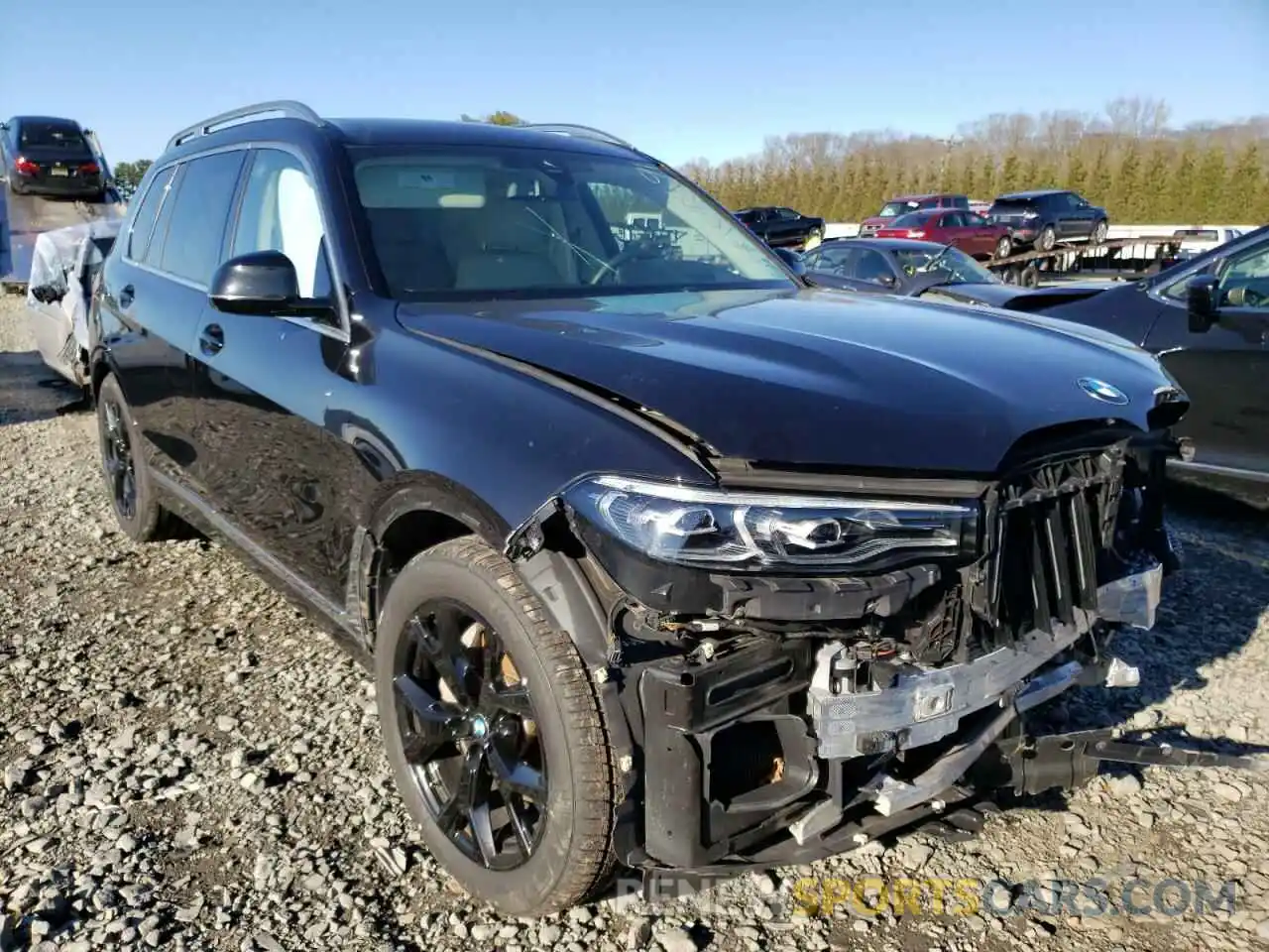 1 Photograph of a damaged car 5UXCW2C06L9A02064 BMW X7 2020