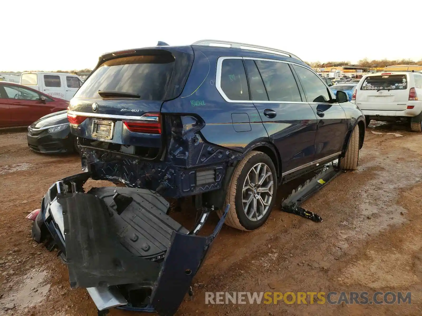 4 Фотография поврежденного автомобиля 5UXCW2C06L9C00255 BMW X7 2020