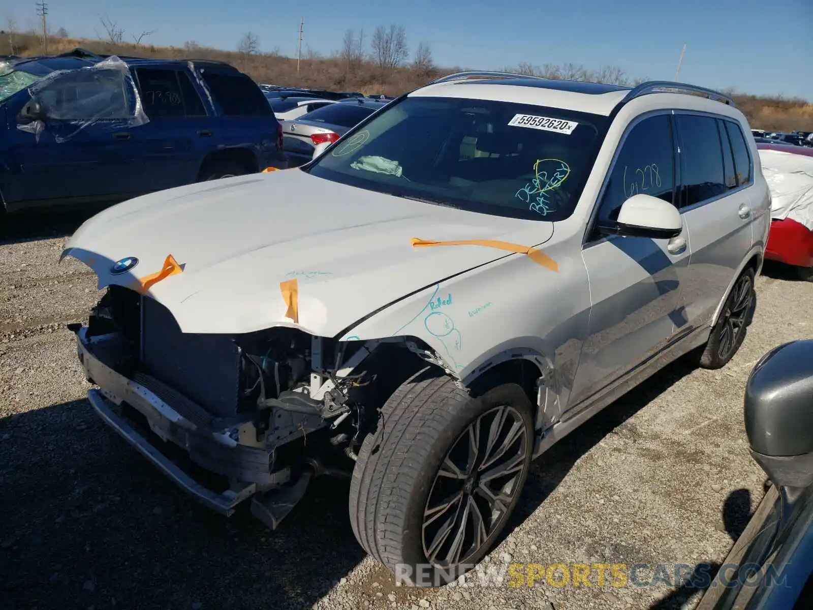 2 Фотография поврежденного автомобиля 5UXCW2C07L0E74861 BMW X7 2020