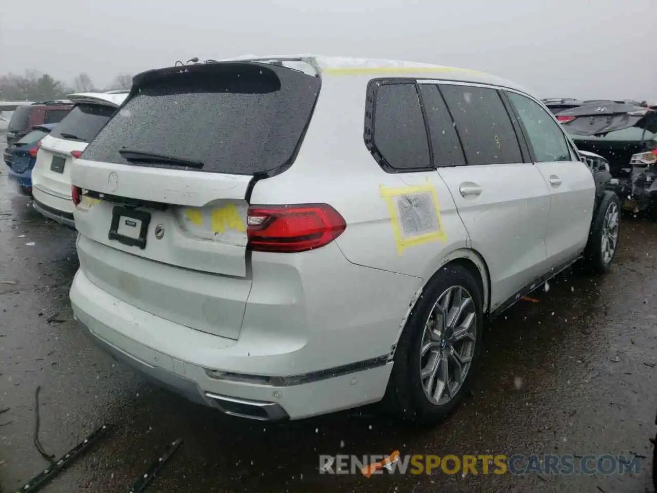 4 Фотография поврежденного автомобиля 5UXCW2C07L9B32189 BMW X7 2020