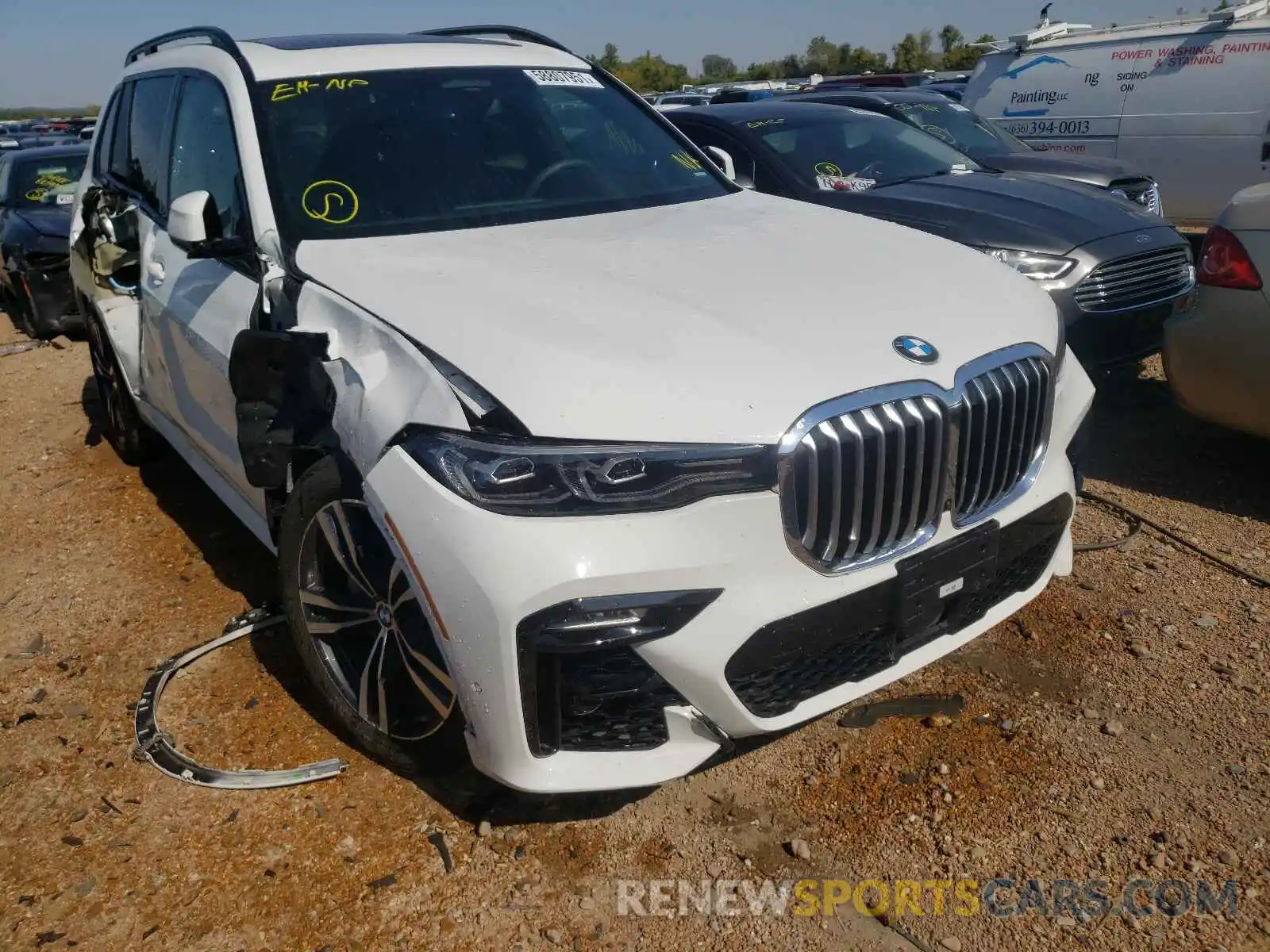 1 Photograph of a damaged car 5UXCW2C08L9B64259 BMW X7 2020