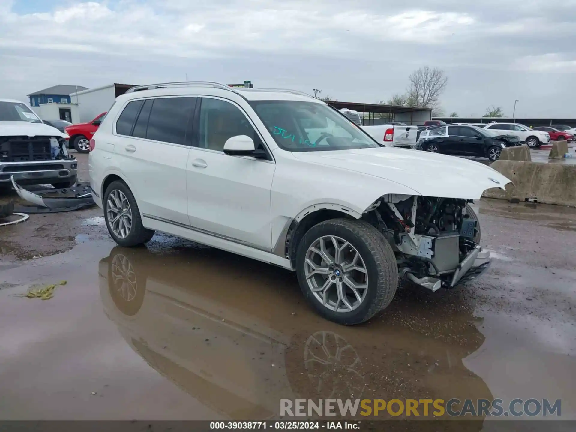 1 Photograph of a damaged car 5UXCW2C08L9C25173 BMW X7 2020