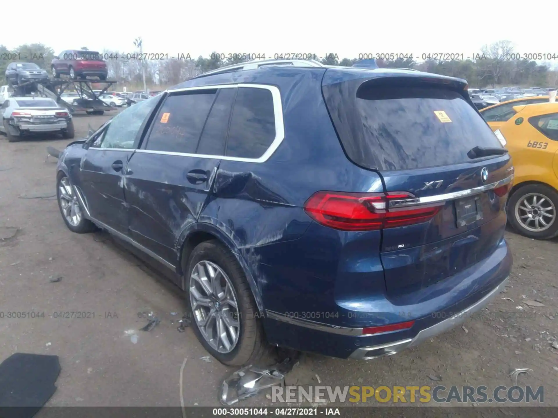 3 Фотография поврежденного автомобиля 5UXCW2C0XL9B25012 BMW X7 2020