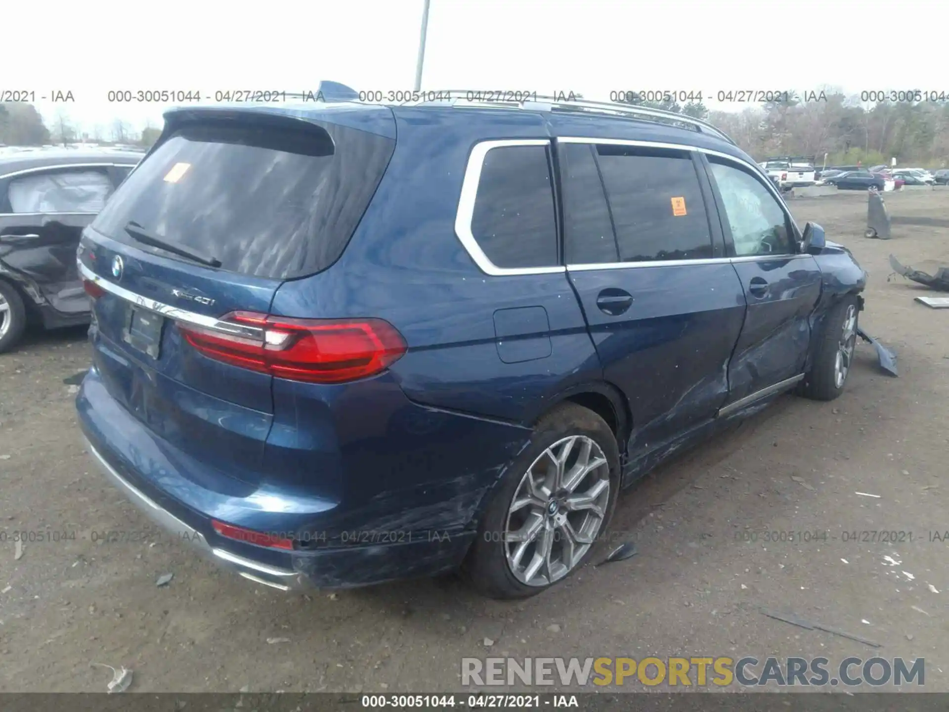 4 Фотография поврежденного автомобиля 5UXCW2C0XL9B25012 BMW X7 2020