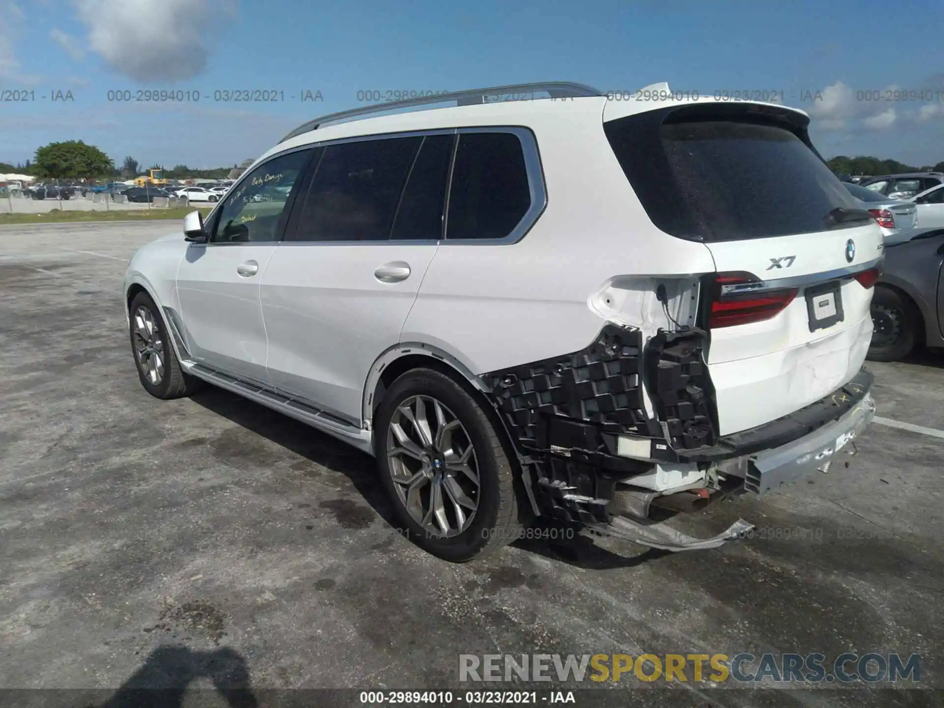 3 Фотография поврежденного автомобиля 5UXCW2C0XL9B89177 BMW X7 2020