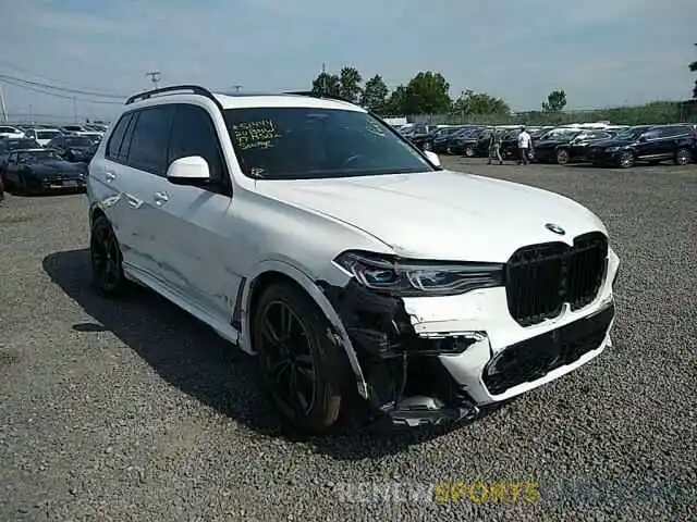 1 Photograph of a damaged car 5UXCX6C08L9D08283 BMW X7 2020